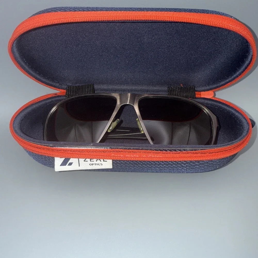 ZEAL Riveriera Authentic Polarized Sunglasses 10728 BrownMetal Frame & Case:Read